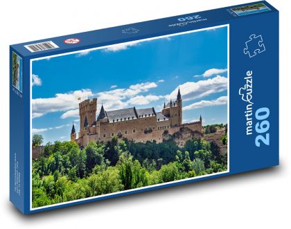 Hrad, pevnost, architektura - Puzzle 260 dílků, rozměr 41x28,7 cm