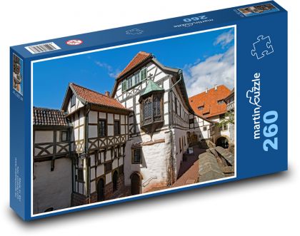 Hrad Wartburg, Eisenach - Puzzle 260 dílků, rozměr 41x28,7 cm