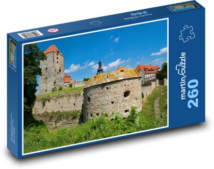 Hrad Querfurt - Puzzle 260 dílků, rozměr 41x28,7 cm