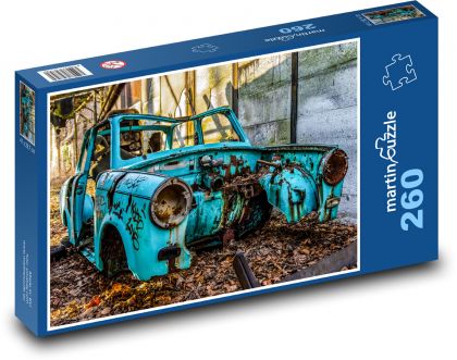 wreck Trabant - Puzzle 260 pieces, size 41x28.7 cm 
