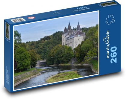 Zamek Durbuy - Puzzle 260 elementów, rozmiar 41x28,7 cm