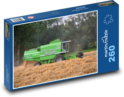 Combine harvester, harvest - Puzzle 260 pieces, size 41x28.7 cm 
