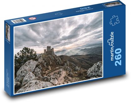 Hrad, hory - Puzzle 260 dielikov, rozmer 41x28,7 cm