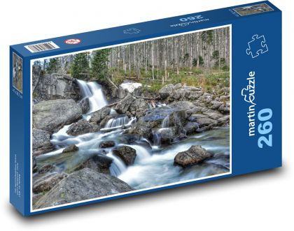 Leśny potok - Puzzle 260 elementów, rozmiar 41x28,7 cm