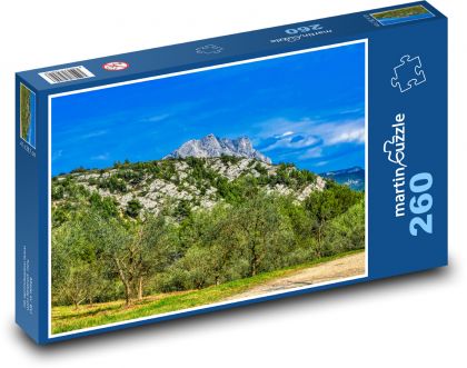 Provence - Francie - Puzzle 260 dílků, rozměr 41x28,7 cm