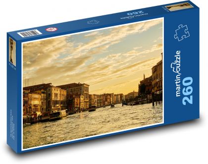 Włochy – Canal Grande - Puzzle 260 elementów, rozmiar 41x28,7 cm