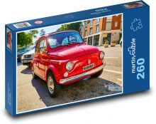 Auto - Fiat 500 Puzzle 260 dílků - 41 x 28,7 cm