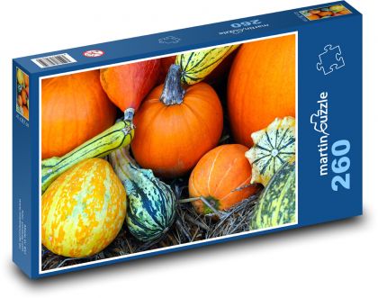 Zelenina, tekvica - Puzzle 260 dielikov, rozmer 41x28,7 cm