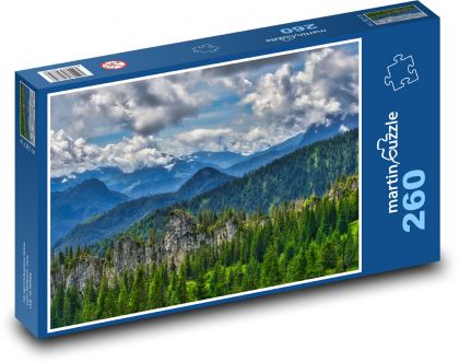 Hory, stromy - Puzzle 260 dielikov, rozmer 41x28,7 cm