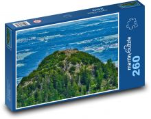 Góra w lesie Puzzle 260 elementów - 41x28,7 cm