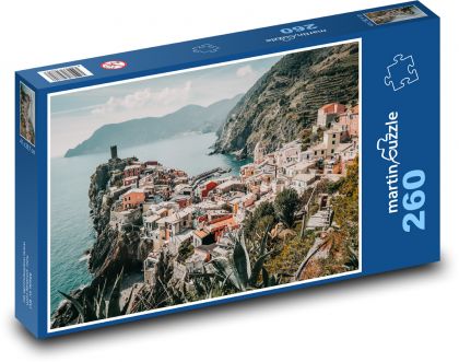 Itálie - Vernazza - Puzzle 260 dílků, rozměr 41x28,7 cm