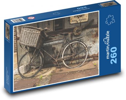 Old Wheel - Puzzle 260 pieces, size 41x28.7 cm 