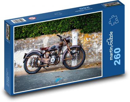 Starý motocykl - puzzle 260 dílků