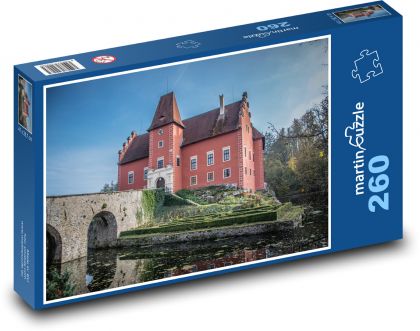 Zamek Červená Lhota - Puzzle 260 elementów, rozmiar 41x28,7 cm