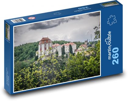 Zámek - Vranov nad Dyjí - Puzzle 260 dílků, rozměr 41x28,7 cm