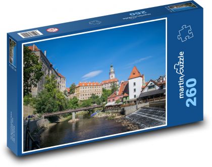 Český Krumlov - Puzzle 260 dílků, rozměr 41x28,7 cm