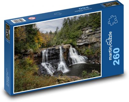 Park Blackwater Falls - Puzzle 260 dílků, rozměr 41x28,7 cm