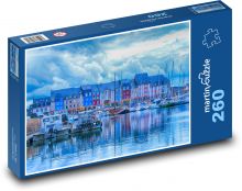 Lodě v přístavu Puzzle 260 - 41x28,7 cm