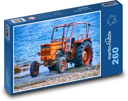 Starý traktor - Puzzle 260 dílků, rozměr 41x28,7 cm