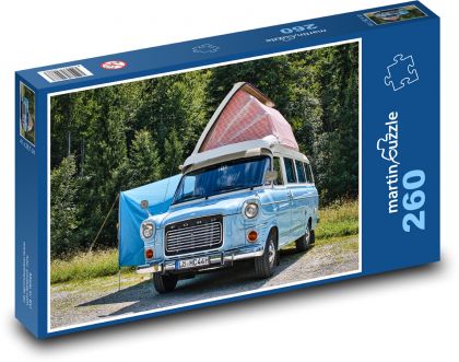 Ford Transit - obytný - Puzzle 260 dielikov, rozmer 41x28,7 cm
