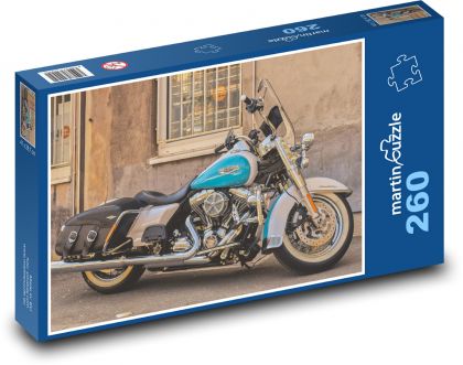 Harley Davidson - Puzzle 260 elementów, rozmiar 41x28,7 cm