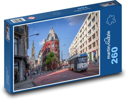 Belgium - Antwerp - Puzzle 260 pieces, size 41x28.7 cm 