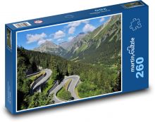 Horská cesta Puzzle 260 dielikov - 41 x 28,7 cm 