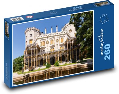 Zámok Hlboká Nad Vltavou - Puzzle 260 dielikov, rozmer 41x28,7 cm