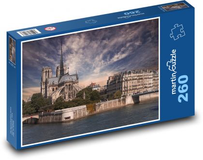 Notre Dame, Paris - Puzzle 260 pieces, size 41x28.7 cm 