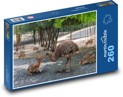 Zoo - mláďata - Puzzle 260 dílků, rozměr 41x28,7 cm