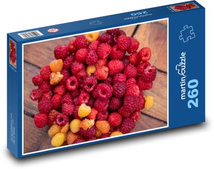Fruits, raspberries - Puzzle 260 pieces, size 41x28.7 cm 