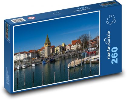 Harbor, city - Puzzle 260 pieces, size 41x28.7 cm 