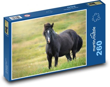 Kůň - islandský, kobyla - Puzzle 260 dílků, rozměr 41x28,7 cm