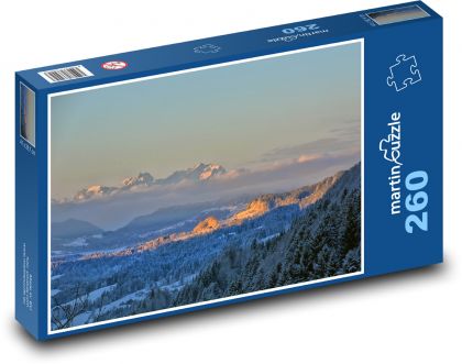 Německo - Alpy, příroda - Puzzle 260 dílků, rozměr 41x28,7 cm