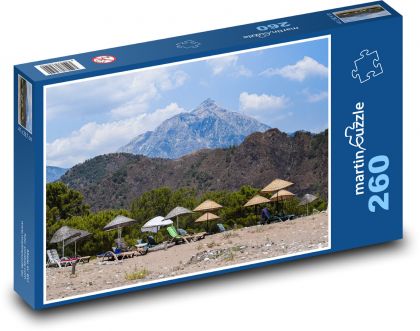 Strand - Berge, Landschaft - Puzzle - 260 Teile