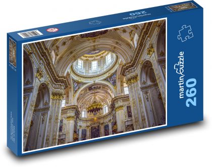 Katedrála - kostol, budova - Puzzle 260 dielikov, rozmer 41x28,7 cm