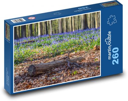 Les - stromy, příroda - puzzle 260 dílků