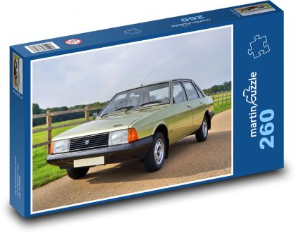 Zelený veterán, auto - puzzle 260 dílků