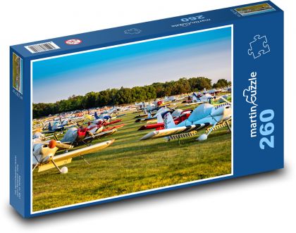 Airplane - Aviation Day - Puzzle 260 pieces, size 41x28.7 cm 