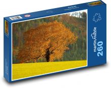 Podzim - strom, listí Puzzle 260 dílků - 41 x 28,7 cm