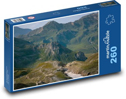 Górska droga - przyroda, góry - Puzzle 260 elementów, rozmiar 41x28,7 cm