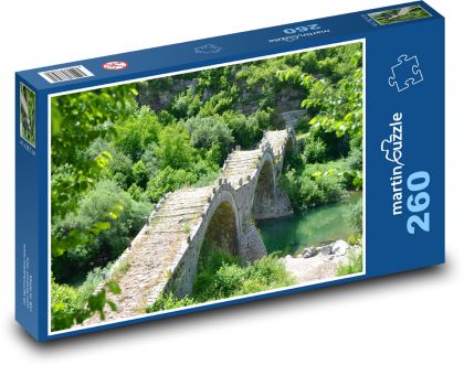 Stone Arch Bridge - Vikos-Aoos Nature Park - Puzzle 260 pieces, size 41x28.7 cm 