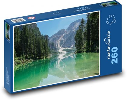 Water - lake in the mountains - Puzzle 260 pieces, size 41x28.7 cm 