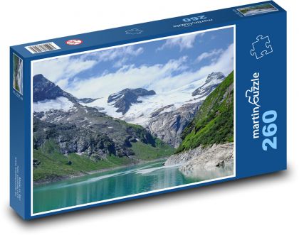 Horské pásmo - Jezero Bergsee - Puzzle 260 dílků, rozměr 41x28,7 cm
