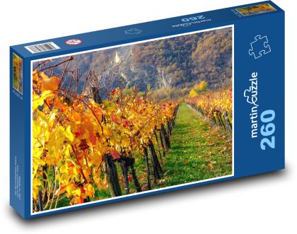 Vinice - podzimní vinice - Puzzle 260 dílků, rozměr 41x28,7 cm
