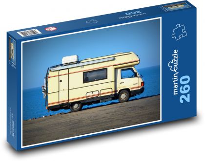 Obytný automobil - Mercedes Benz - Puzzle 260 dílků, rozměr 41x28,7 cm