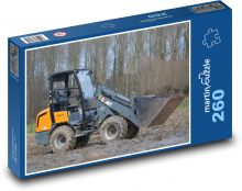 Koparka - ciągnik, koparka Puzzle 260 elementów - 41x28,7 cm