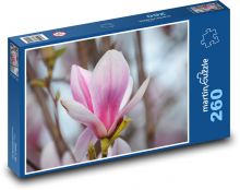 Magnolia - flower, spring Puzzle 260 pieces - 41 x 28.7 cm 