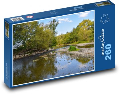 Fluss - Natur, Bäume - Puzzle - 260 Teile