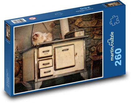 Ofen - Herd, Nostalgie - Puzzle - 260 Teile